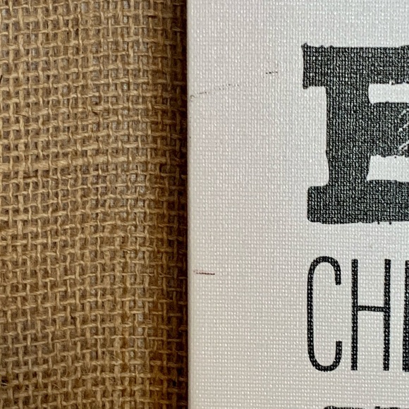 LOUISE CAREY Kid’s Rules Canvas Wrap Message Art - Picture 4 of 6